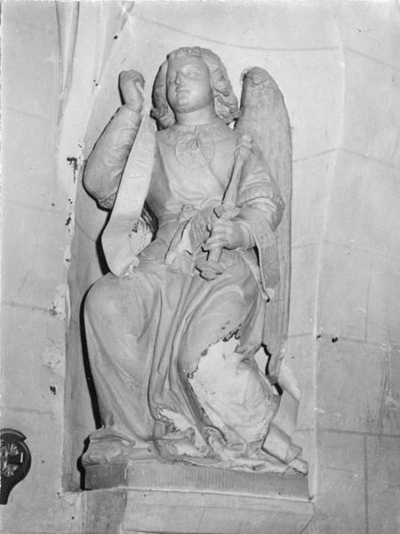 groupe sculpté : La Vierge et l'ange de l'Annonciation