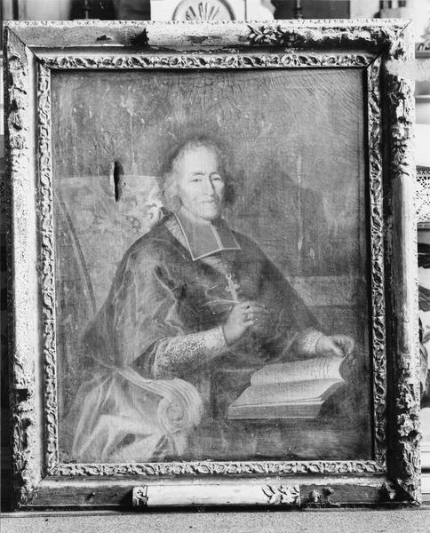 tableau, cadre : Portrait de l'évêque Monseigneur Bouhier