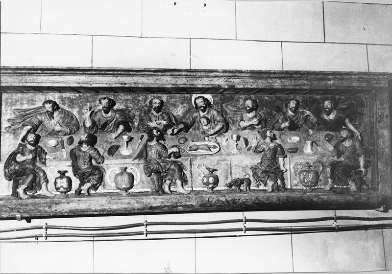 retable de la Cène, détail