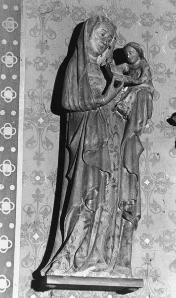 groupe sculpté : sainte Anne et la Vierge