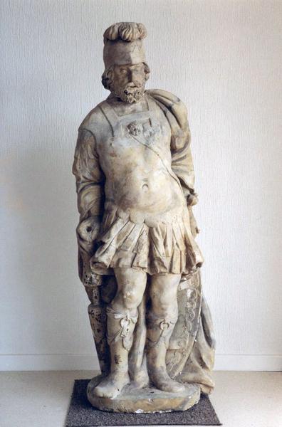 statue : saint Maurice, saint Louis