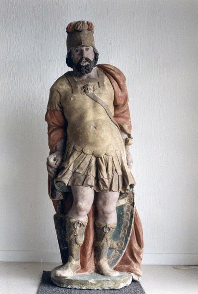 statue : saint Maurice, saint Louis