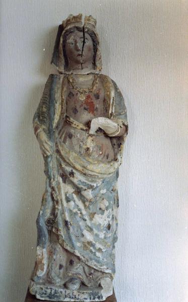 statue : sainte Brigitte