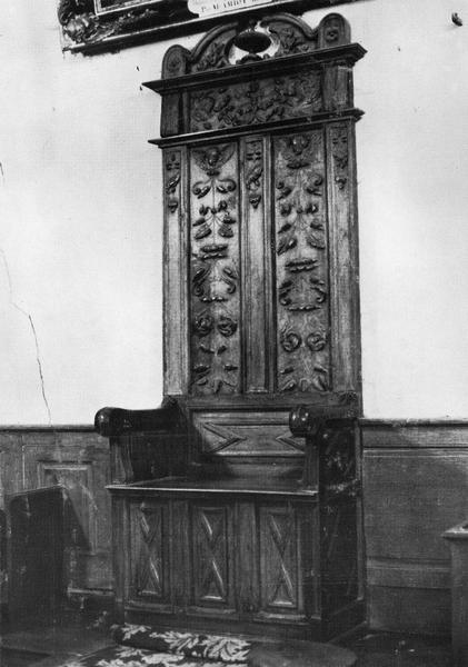 stalle de célébrant (chaire curiale)