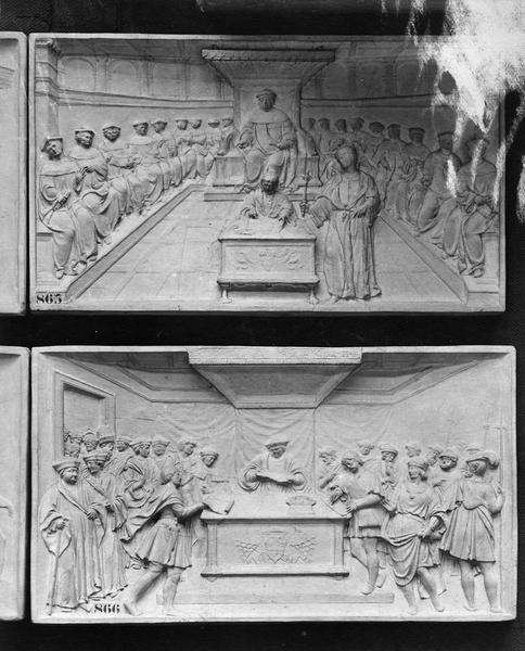 bas-reliefs provenant du tombeau du cardinal Duprat - © Ministère de la Culture (France), Médiathèque du patrimoine et de la photographie (objets mobiliers), tous droits réservés