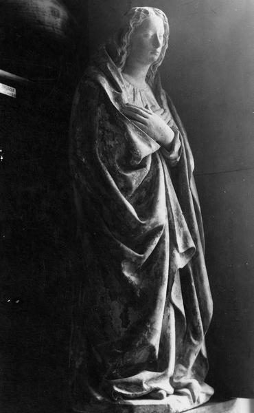 statuette : Vierge de l'Annonciation - © Ministère de la Culture (France), Médiathèque du patrimoine et de la photographie (objets mobiliers), tous droits réservés