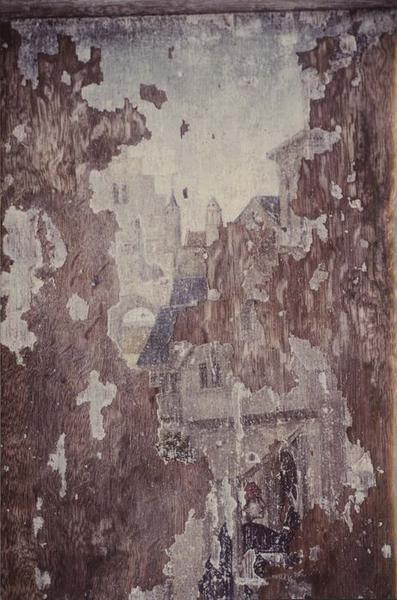 revers du tableau de l'Annonciation, détail