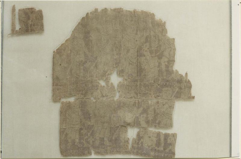 tissu (fragment) : histoire de Joseph, détail