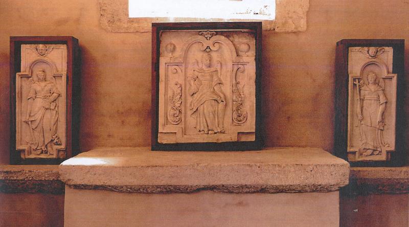 bas-reliefs (3) : la Force, l'Espérance, la Foi