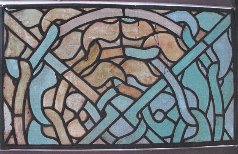 vitrail : panneau de vitrail, vue générale