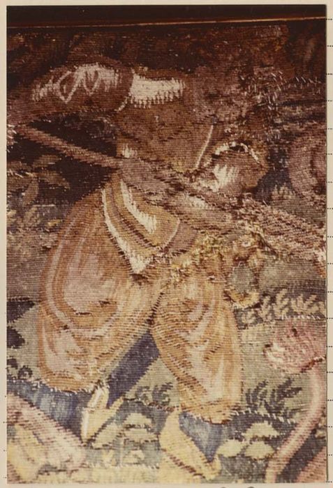 pièce murale (tapisserie à tableau) : Vie seigneuriale