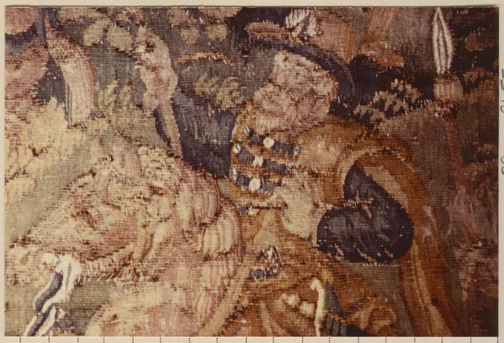 pièce murale (tapisserie à tableau) : Vie seigneuriale