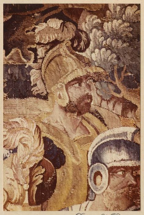 pièce murale (tapisserie à tableau) : Scène de la vie d'Alexandre