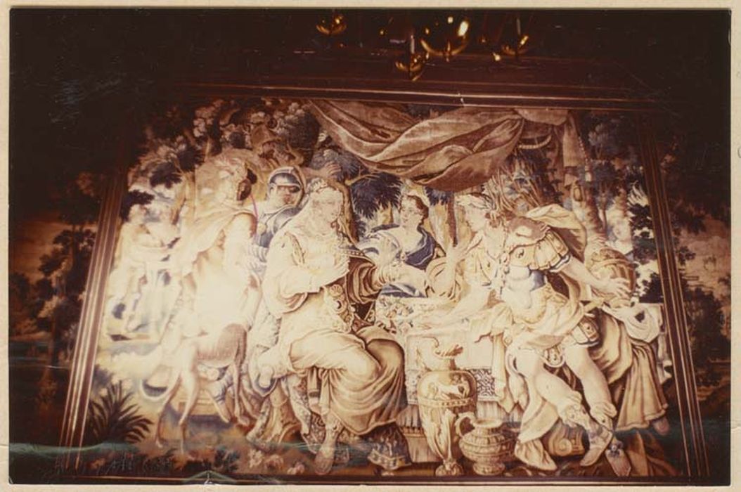 pièce murale (tapisserie à tableau) : Scène de la vie d'Alexandre