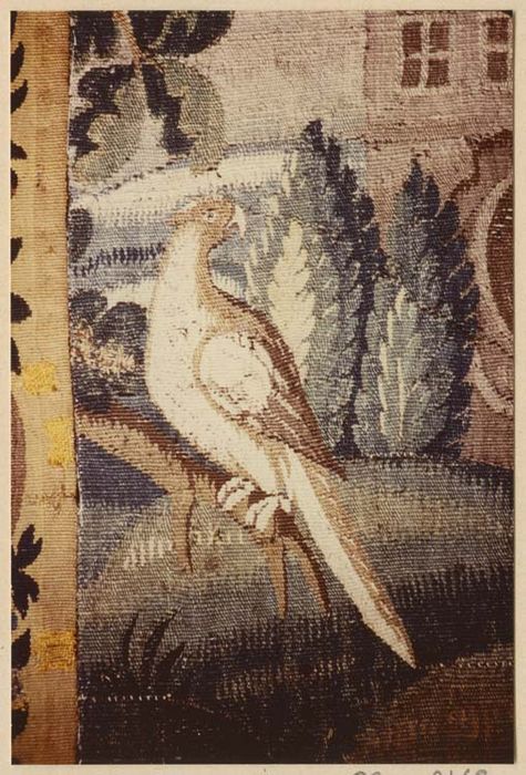 pièce murale (verdure, tapisserie à bordure)