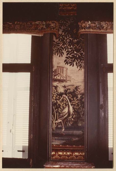 pièce murale (verdure, tapisserie à bordure)