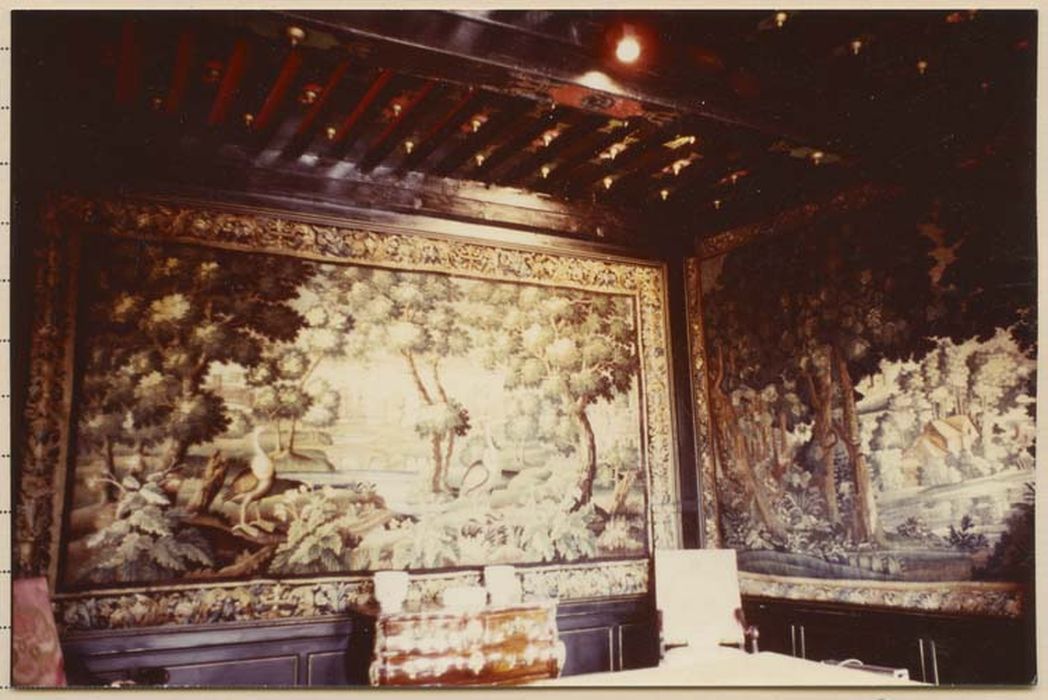 pièce murale (verdure, tapisserie à bordure)