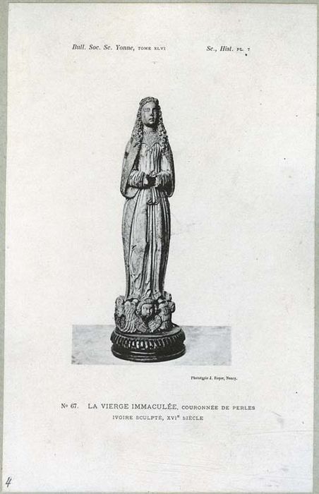 statuette : Vierge