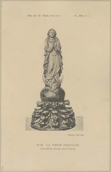 statuette : L'Immaculée Conception