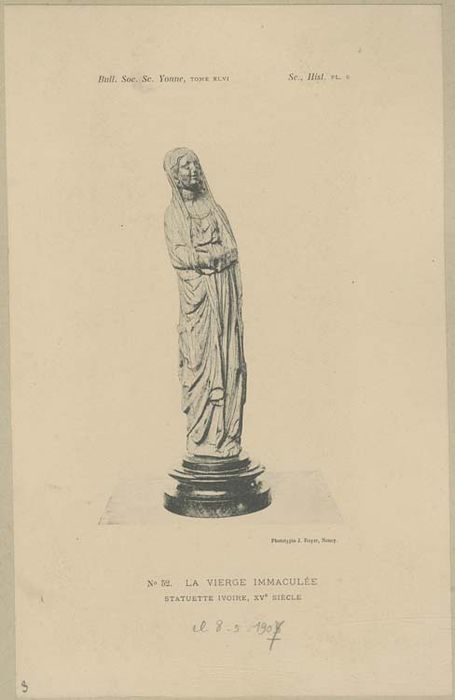 statuette : Vierge