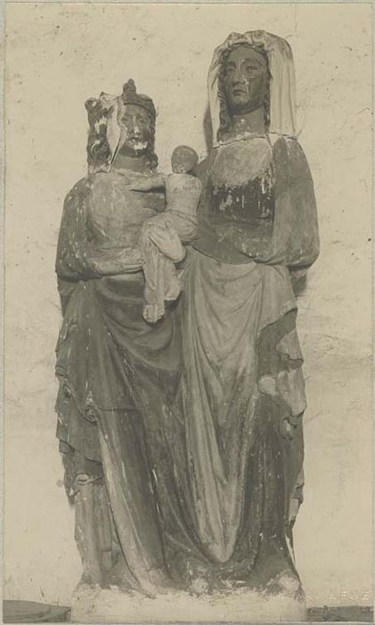 groupe sculpté : Sainte Anne, la Vierge et l'Enfant