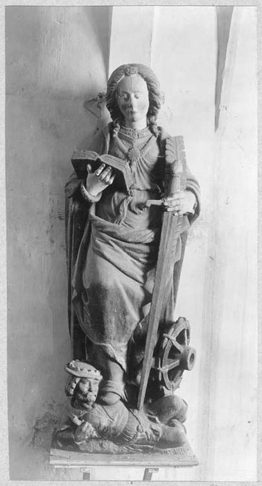 groupe sculpté : Sainte Catherine - © Ministère de la Culture (France), Médiathèque du patrimoine et de la photographie, diffusion GrandPalaisRmn Photo