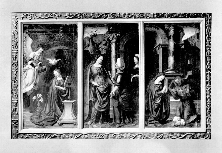 Triptyque : Annonciation (l'), Visitation (la), Naissance du Christ (la) - © Ministère de la Culture (France), Médiathèque du patrimoine et de la photographie, diffusion RMN-GP