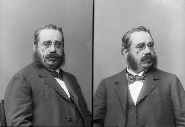 Paul Beurdeley, avocat et homme politique. En buste, pose de face et de trois quarts.