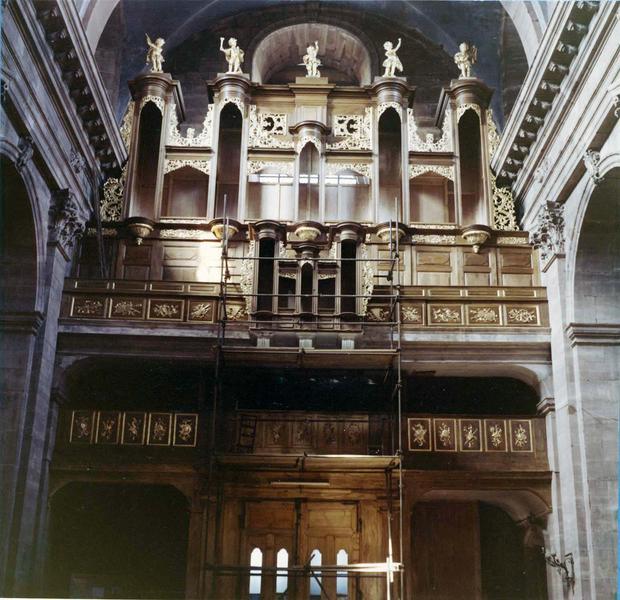 buffet d'orgue (grand orgue à positif)