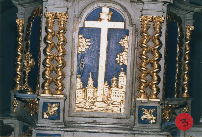 tabernacle du maître-autel, détail de la partie centrale