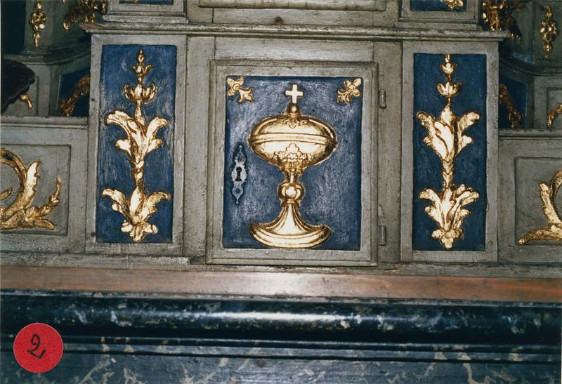 tabernacle du maître-autel, détail de la partie inférieure