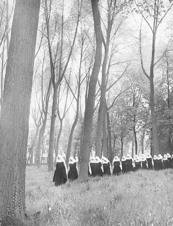 Le Béguinage, Bruges (Belgique), 1951