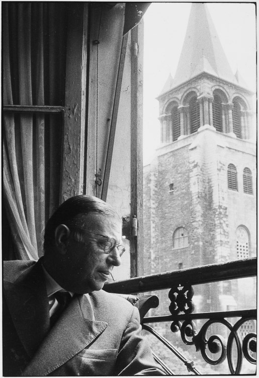 Jean-Paul Sartre, Paris, 1956