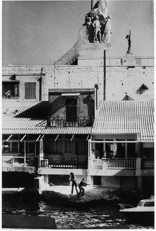 Vallon des Auffes, Marseille (Bouches-du-Rhône), 1979 ; [Pêcheurs]