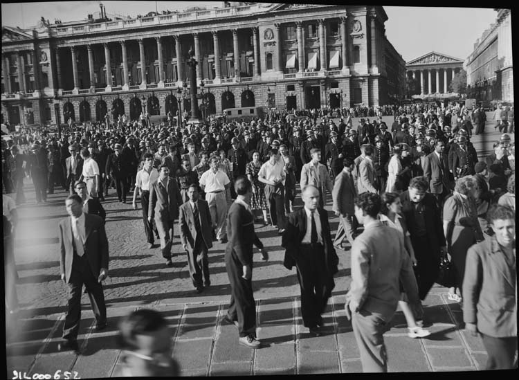 Manifestation place de la Concorde