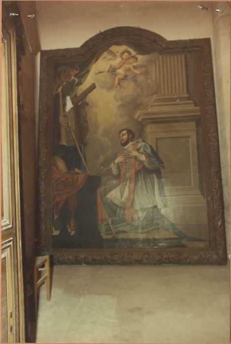 tableau, cadre : saint Charles Borromée