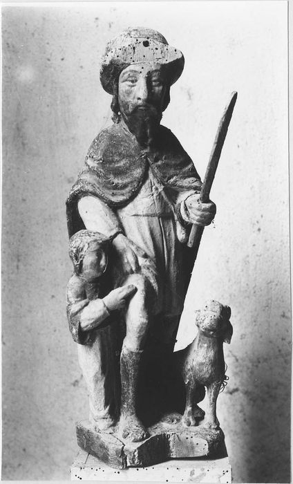 statue : Saint Roch - © Ministère de la Culture (France), Médiathèque du patrimoine et de la photographie, diffusion RMN-GP