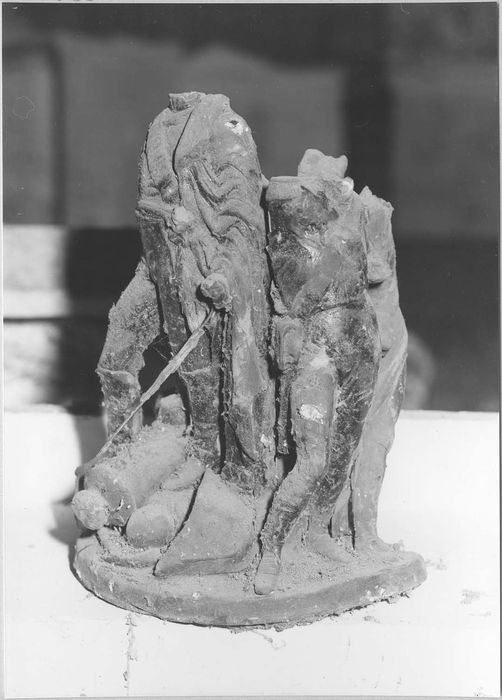 ensemble des plâtres sculptés de l'atelier d'Elias Robert (17 statues, 4 groupes sculptés, 29 bustes, 2 colonnes, relief, 12 bas-reliefs, 3 hauts-reliefs)