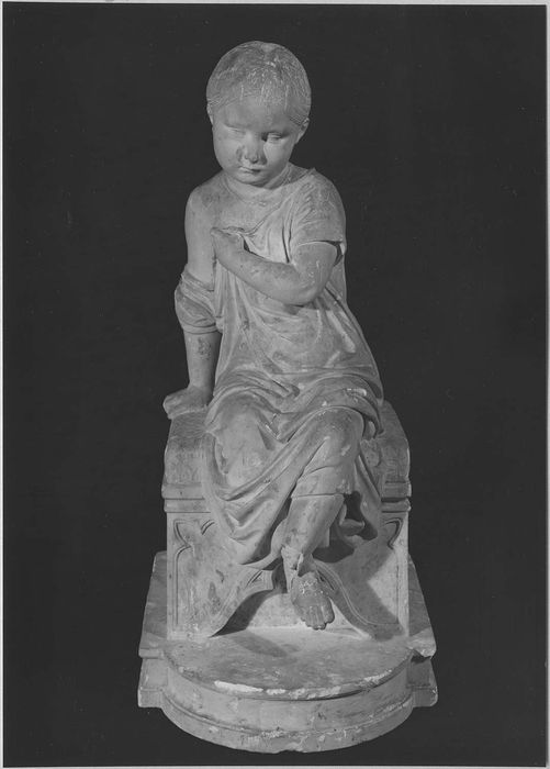 ensemble des plâtres sculptés de l'atelier d'Elias Robert (17 statues, 4 groupes sculptés, 29 bustes, 2 colonnes, relief, 12 bas-reliefs, 3 hauts-reliefs)