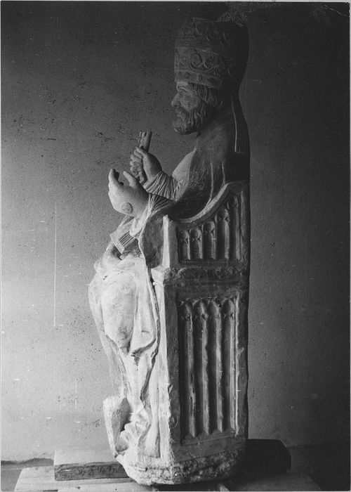 statue : saint Pierre, après restauration, vue 2