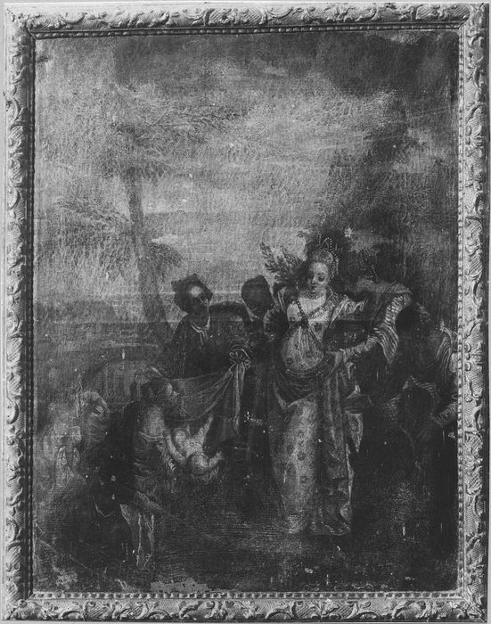 tableau : Moïse sauvé des eaux