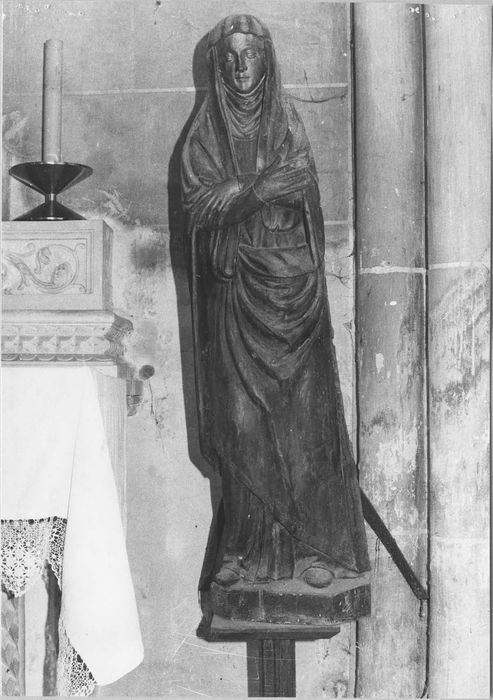 2 statues : Vierge, saint Jean : Vierge 