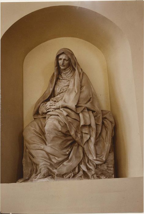 groupe sculpté : Vierge de Pitié