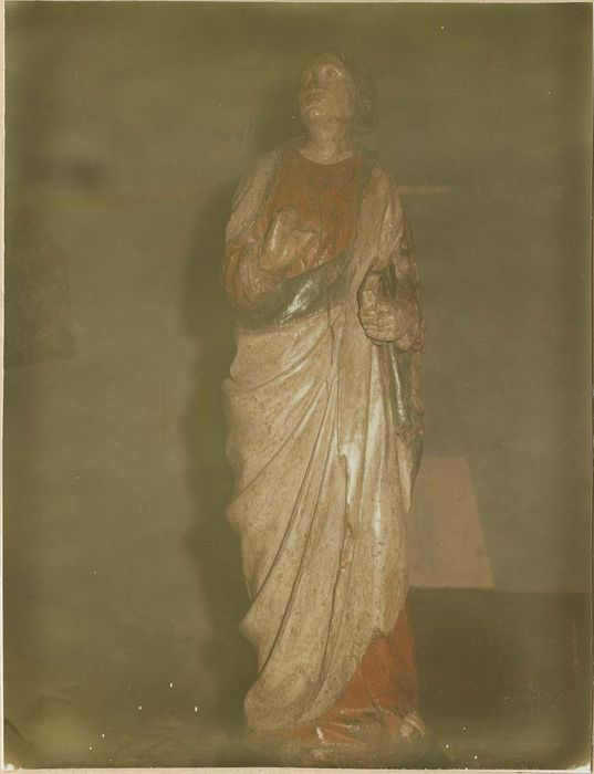 2 statues : Vierge, saint Jean : saint Jean 