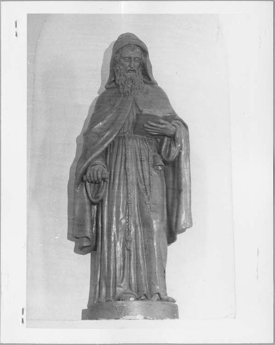 statue : Saint Antoine (ensemble de 4 statues)  - © Ministère de la Culture (France), Médiathèque du patrimoine et de la photographie, Tous droits réservés
