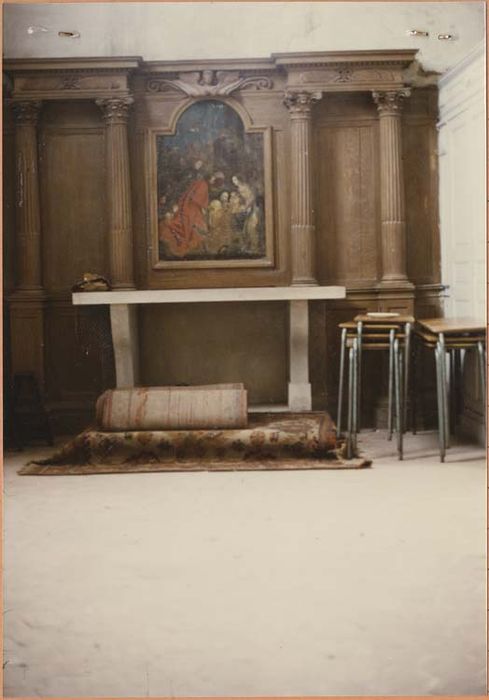 Retable ; tableau : Adoration des mages