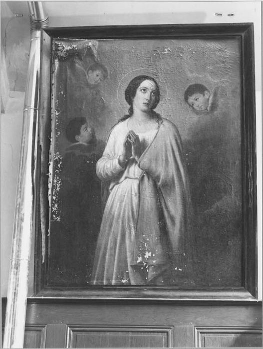 tableau : Sainte en prière