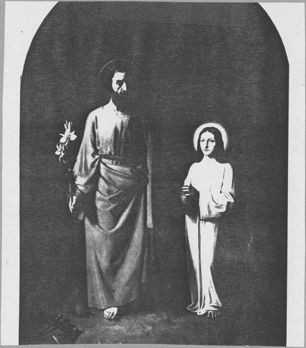 Tableau : Saint Joseph et l'Enfant Jésus