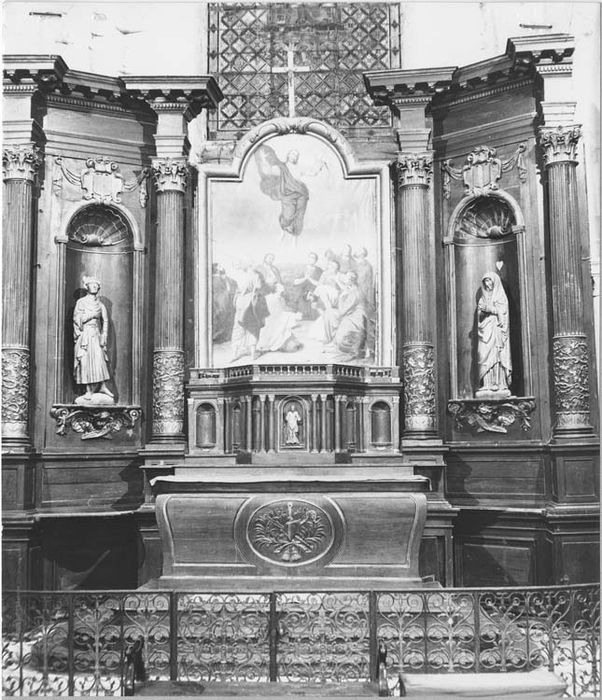 maître-autel ; retable ; tabernacle