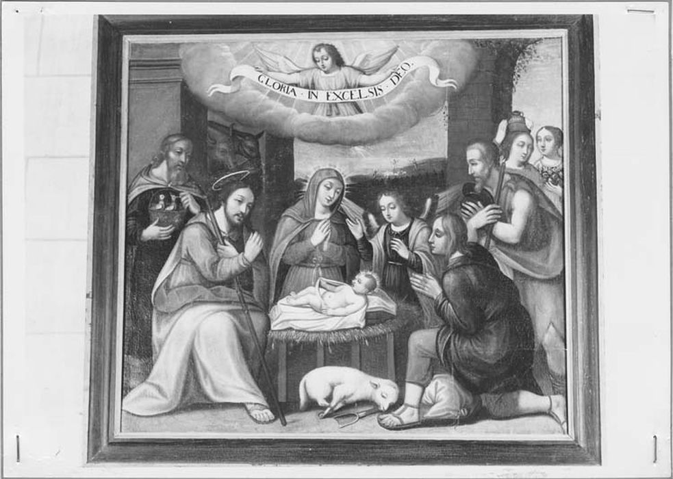 Tableau : Adoration des Bergers (La)